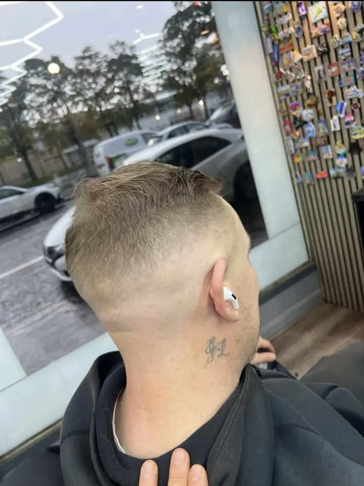Finished haircut at Antalya Barber